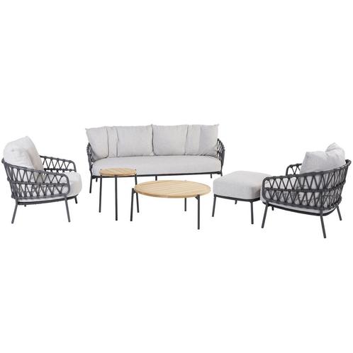 Calpi stoel bank loungeset 6 delig rope 4 Seasons Outdoor, Tuin en Terras, Tuinsets en Loungesets, Nieuw, Ophalen of Verzenden