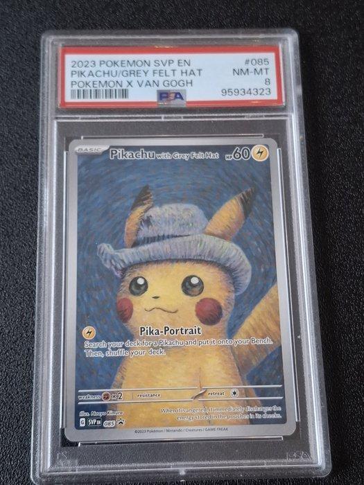 Pokémon - 1 Graded card - Pikachu with Grey Felt Hat 085, Hobby en Vrije tijd, Verzamelkaartspellen | Pokémon