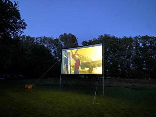 Snel opvouwbare projectiescherm 200 (4.2m bij 2.5m)PREMIUM, Audio, Tv en Foto, Projectieschermen, Handmatig, Nieuw, Verzenden