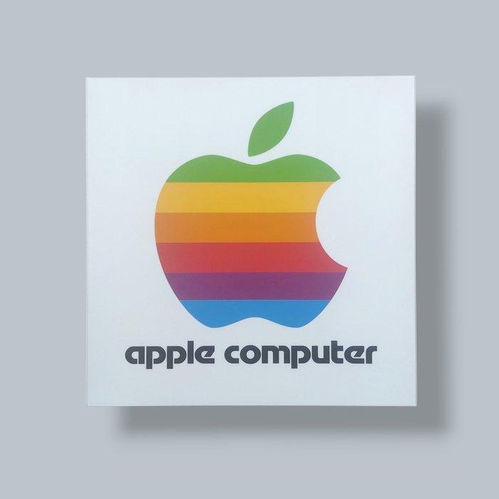 Apple - Lichtbord - Apple lightbox advertising sign  Apple, Antiek en Kunst, Antiek | Wandborden en Tegels