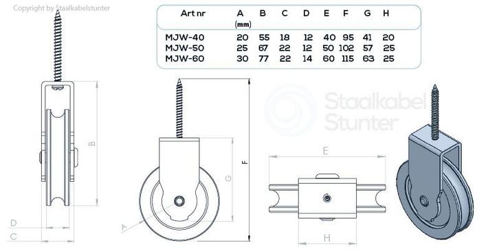 Zwarte Schroefkatrol met Gietijzeren wiel, Doe-het-zelf en Verbouw, IJzerwaren en Bevestigingsmiddelen, Verzenden