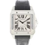 Cartier Santos 100 2878, Verzenden, Gebruikt, Polshorloge