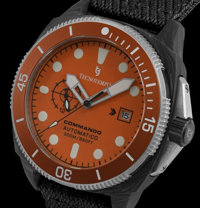 Tecnotempo - Commando - Forged Carbon & Titanium -, Sieraden, Tassen en Uiterlijk, Horloges | Heren