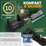 2dekans | MIVELO Fietsslot - Opvouwbaar - Met Geheim Vak, Fietsen en Brommers, Fietsaccessoires | Overige Fietsaccessoires, Ophalen of Verzenden