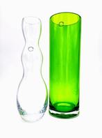 V.Nason&C. - Vaas (2) - Syluette - Muranoglas - Uranium