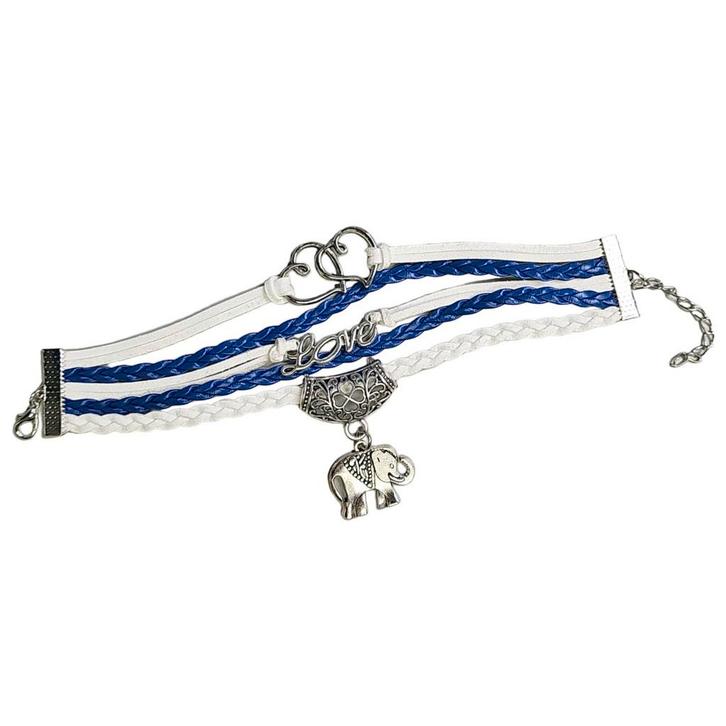 Fako Bijoux - Multi Armband - Harten Love Olifant –, Sieraden, Tassen en Uiterlijk, Armbanden, Verzenden