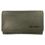 HillBurry Leren Dames Overslag Portemonnee | RFID | Grijs, Sieraden, Tassen en Uiterlijk, Portemonnees, Overige merken, Verzenden
