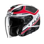 HJC F31 Ceron Zwart Wit Rood Jet Helmet, Nieuw met kaartje, XXL, Heren, Verzenden