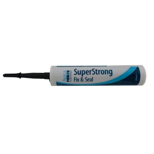 AquaForte Super Strong lijm/kit zwart, Tuin en Terras, Zwembad-toebehoren