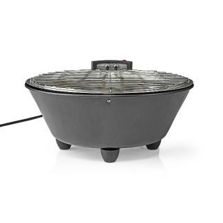 Elektrische BBQ | Nedis | Ø 30 cm (Zwart, Tafelbarbecue), Tuin en Terras, Elektrische barbecues, Nieuw, Verzenden
