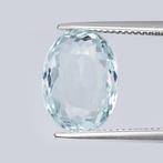 [Lichtblauw - Groenachtig] Aquamarijn - 7.23 ct, Sieraden, Tassen en Uiterlijk, Edelstenen, Nieuw