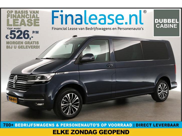 Volkswagen Transporter 2.0 TDI L2H1 30 Bulli 150PK Automaat, Auto's, Bestelauto's, Lease, Automaat, Diesel, Volkswagen, Blauw