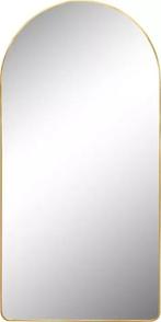 Gouden wandspiegel 80x160cm, Huis en Inrichting, Woonaccessoires | Spiegels, Nieuw, Ophalen of Verzenden