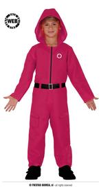 Squid Game Kostuum Rode Overall Kind, Ophalen of Verzenden, Nieuw