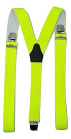 Fluoriserend Geel Bretels met extra sterke clips, Kleding | Heren, Riemen en Ceinturen, Verzenden, Nieuw