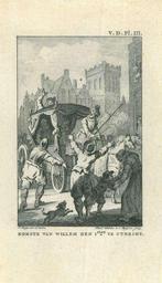 Historische prent van Utrecht, Antiek en Kunst, Kunst | Etsen en Gravures