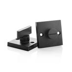 WC-slot Piazza zwart - voor binnendeur - Mooi Deurbeslag, Ophalen of Verzenden, Nieuw, IJzer, Slot