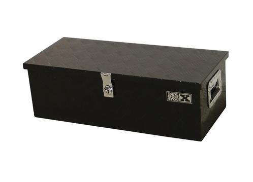 Opbergkist traanplaat medium zwart gecoat, Auto diversen, Aanhangwagen-onderdelen, Nieuw, Verzenden