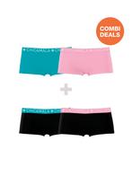 -40% Muchachomalo  Muchachomalo Meisjes 2+2-pack boxershorts, Verzenden, Nieuw