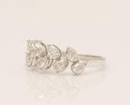 Cocktailring - 14 karaat Witgoud - 0.93ct. tw. Diamant