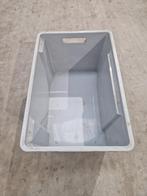 Nestbare stapelbak 60x40x28cm grijs, gebruikt, Doe-het-zelf en Verbouw, Gebruikt, 40 tot 60 cm, 50 tot 75 cm, Ophalen of Verzenden