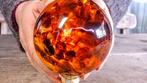 Sphere - Baltische amber + bij-inclusie - Barnsteen - 9.3 cm
