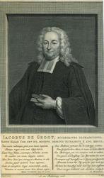 Portrait of Jacobus de Groot, Antiek en Kunst, Kunst | Etsen en Gravures