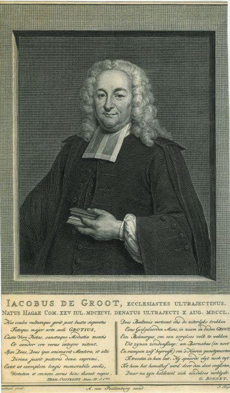Portrait of Jacobus de Groot, Antiek en Kunst, Kunst | Etsen en Gravures