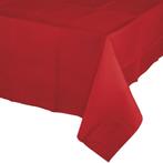 Rood Tafelkleed Plastic 2,74m, Verzenden, Nieuw