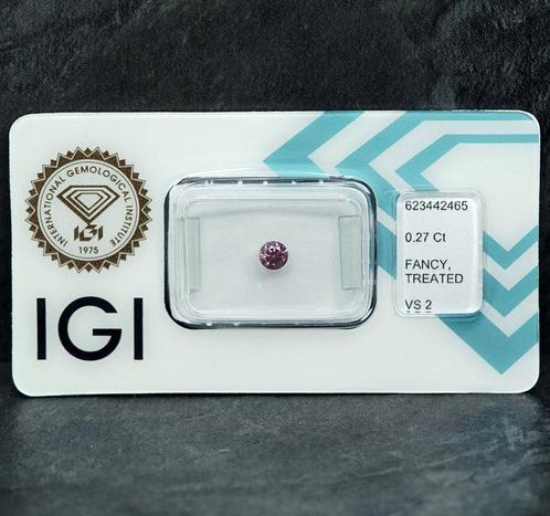 1 pcs Diamant (Kleurbehandeld) - 0.27 ct - VS2 -, Sieraden, Tassen en Uiterlijk, Edelstenen