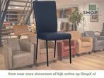 Leren eetkamerstoel Daily - Hermes Kobalt (blauw) - Poten, Blauw, Nieuw, Leer, Ophalen of Verzenden