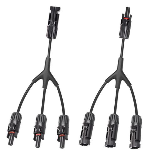 MC4 Solar Connector - Y-Splitter - Solar MC4 Connector -, Doe-het-zelf en Verbouw, Elektra en Kabels, Nieuw, Verzenden