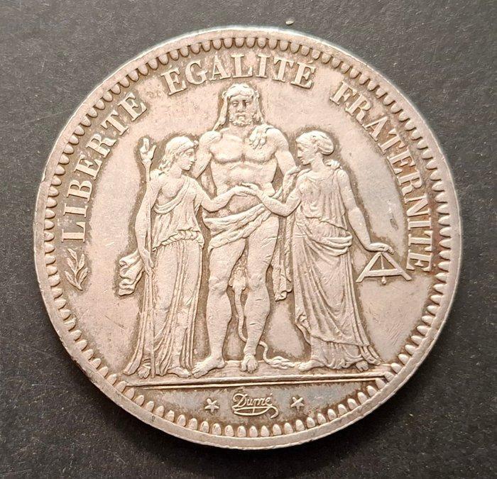 Frankrijk. 5 Francs 1872-A Hercule, Postzegels en Munten, Munten | Europa | Euromunten