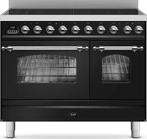 ILVE PDI096NE3/BK inductie fornuis - 2 ovens - 90 cm. - glan, Witgoed en Apparatuur, Fornuizen, Nieuw, 60 cm of meer, 5 kookzones of meer