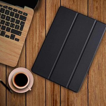 iPad Air 3  Leren Vouwbare Cover Hoesje Case Zwart