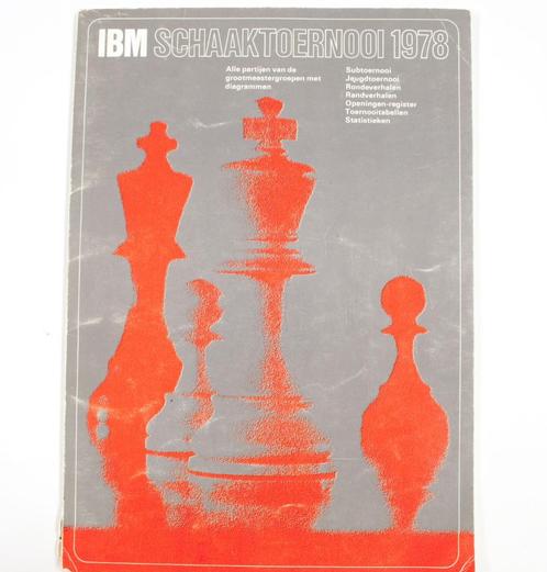 Boek Vintage IBM Schaaktoernooi 1978 - EI819, Boeken, Hobby en Vrije tijd, Gelezen, Verzenden