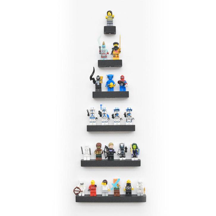 Kleur 2 Minifigures Zwevende Muur Plank voor LEGO® Minifigur, Kinderen en Baby's, Speelgoed | Bouwstenen