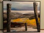 Hans Pruijn (XX) - Palen in landschap, Antiek en Kunst