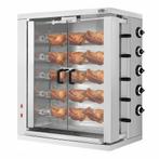 GGM Gastro | Kippengrill op gas - 32,33kW - met 5 spiesen |, Verzenden