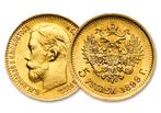 Gouden 5 Roebel Tsaar Nicolaas II, Verzenden