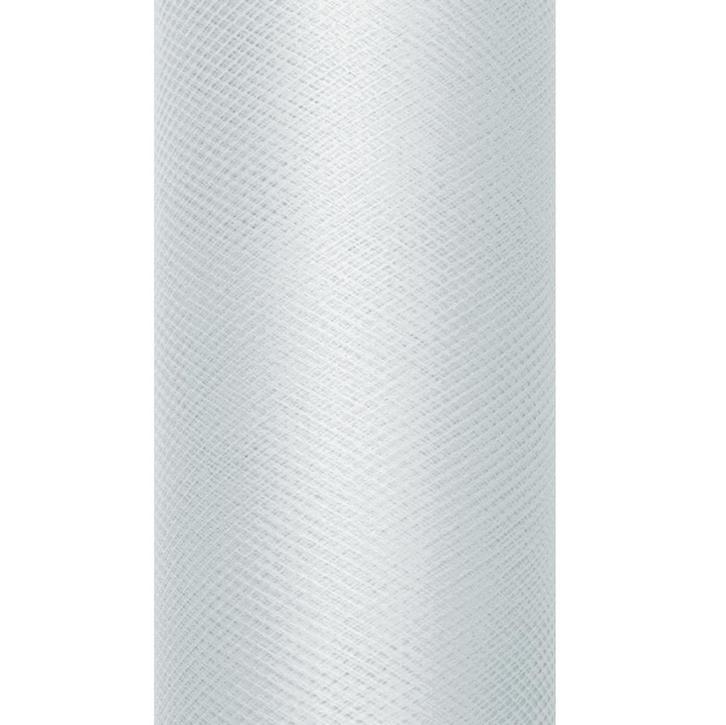 Grijze Tule Rol 30cm 9m, Hobby en Vrije tijd, Feestartikelen, Nieuw, Verzenden