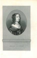 Portrait of Amalia of Solms-Braunfels, Antiek en Kunst, Kunst | Etsen en Gravures