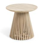 *WOONWINKEL* Kave Home Jeanette Ronde Bijzettafel Van Hout N, Verzenden, Nieuw