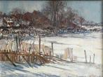 Lievin Herremans (1858-1931) - Paysage de neige, Antiek en Kunst