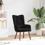 vidaXL Ontspanningsstoel Zwart 63 x 67 x 94 cm Fluweel, Huis en Inrichting, Fauteuils, Verzenden, Nieuw