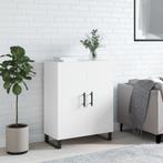 vidaXL Dressoir 69,5x34x90 cm bewerkt hout wit, Huis en Inrichting, Kasten | Dressoirs, Verzenden, Nieuw, 50 tot 100 cm, 25 tot 50 cm
