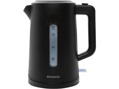 Brabantia Bbek1017 Waterkoker Zwart, Witgoed en Apparatuur, Waterkokers, Nieuw, 1 tot 2 liter, Verzenden