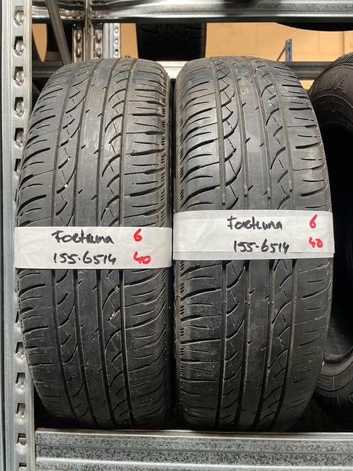 155-65-14 Fortuna Zomerbanden 6mm Incl Montage 155 65 14, Auto-onderdelen, Banden en Velgen, 14 inch, Zomerbanden, 155 mm, Personenwagen