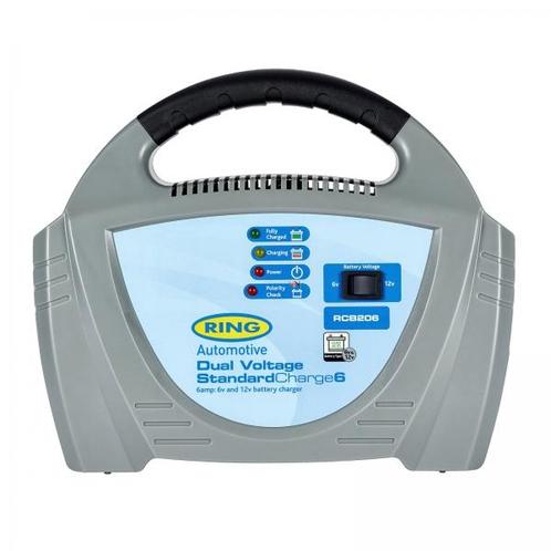 Accu-oplader 6/12 Volt 6 Amp - Acculader Ring (Gereedschap), Auto diversen, Autogereedschap, Nieuw, Verzenden