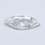 1 pcs Diamant (Natuurlijk) - 0.45 ct - Markies - D, Nieuw